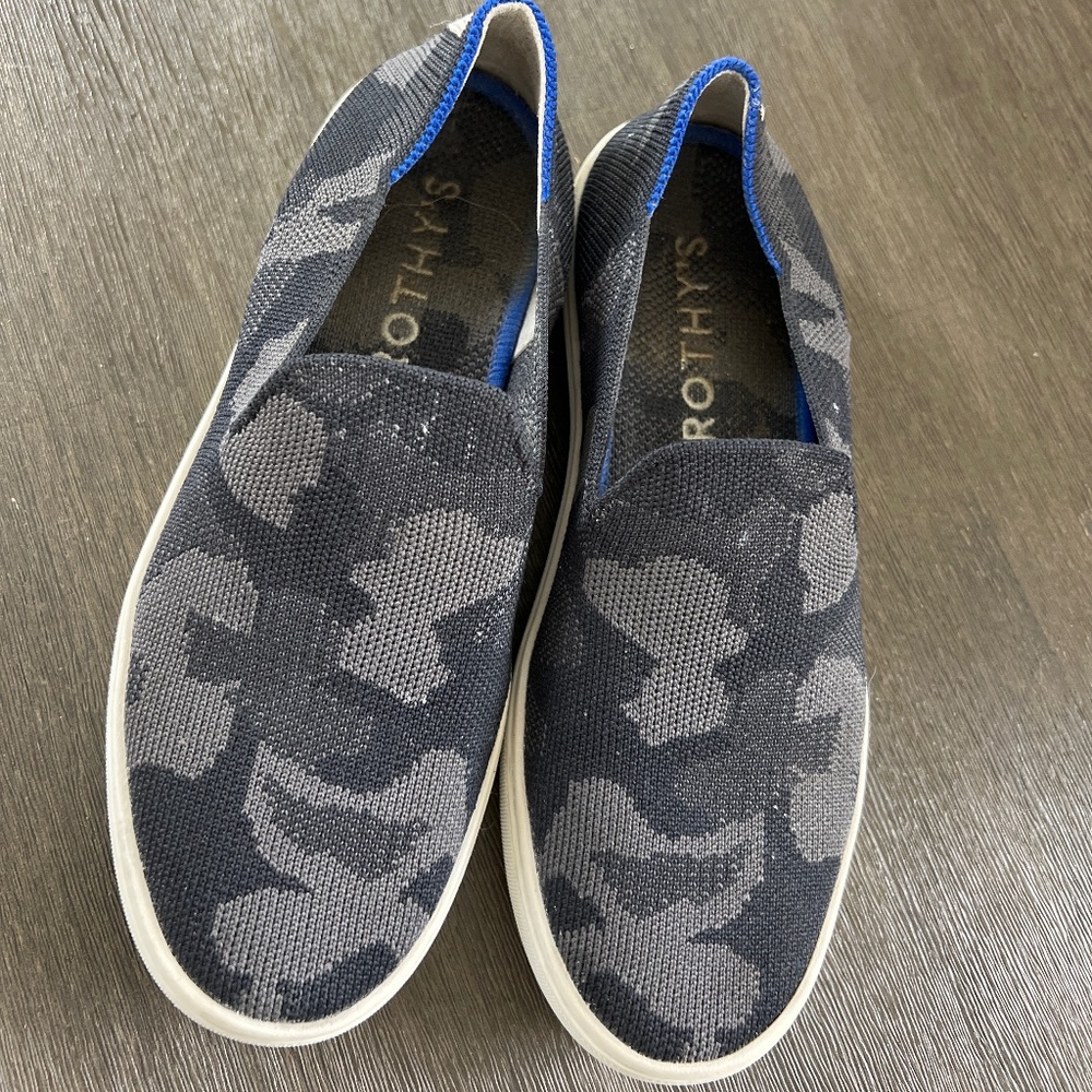 Rothy’s Slip-on Sneaker Gray Camo